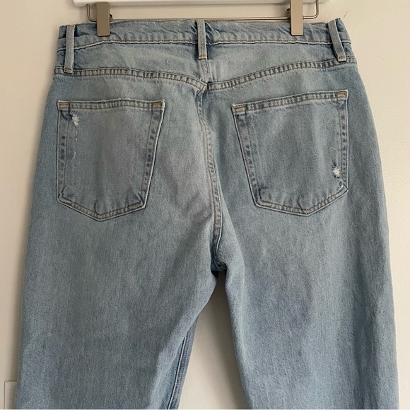 FRAME Denim Heritage Le Original Straight Leg High Rise Artesia Sand - Picture 8 of 15